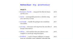 Desktop Screenshot of matthewbauer.us